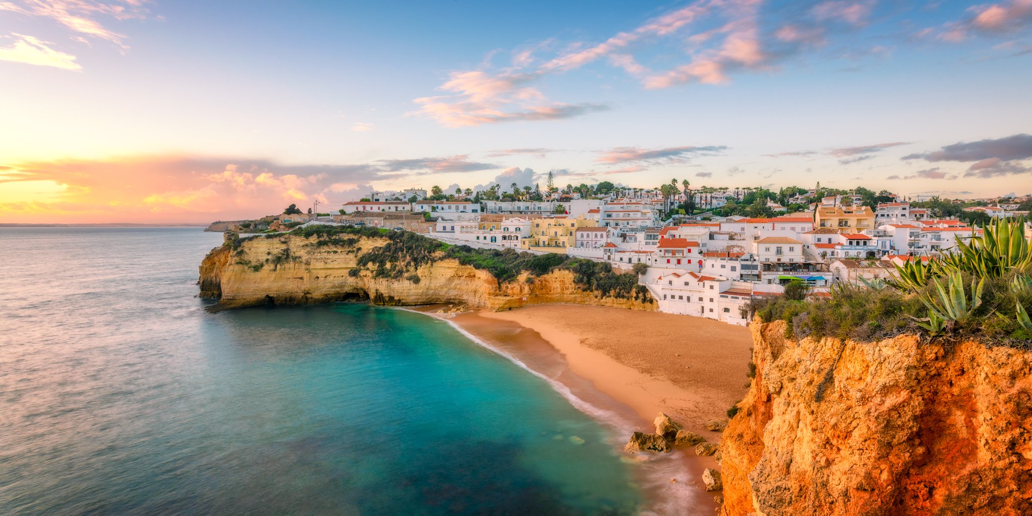 Panorama von Carvoeiro, Algarve